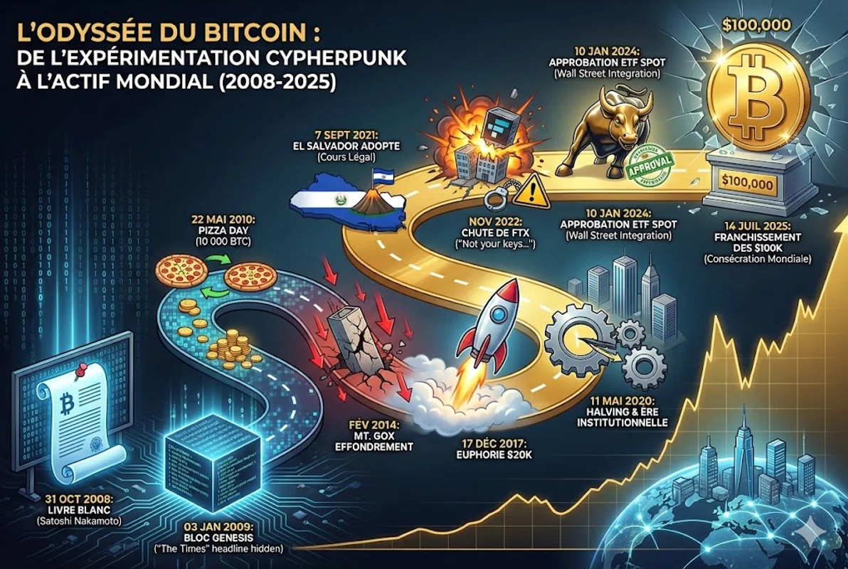 Le Bitcoin en 10 dates clés